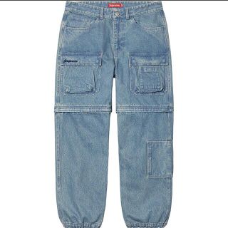 シュプリーム(Supreme)のSupreme Zip-Off Utility Pant Denim 32inc(ワークパンツ/カーゴパンツ)