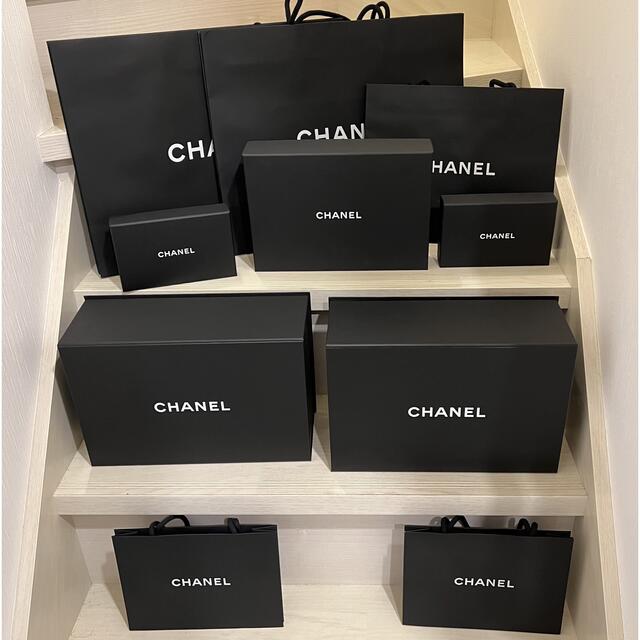 CHANEL シャネル 空箱 マグネット式 ショップ袋 セット