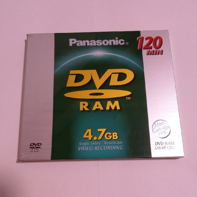 Panasonic(パナソニック)の新品未使用 DVD RAM Panasonic video録画対応 DISC スマホ/家電/カメラのテレビ/映像機器(DVDレコーダー)の商品写真