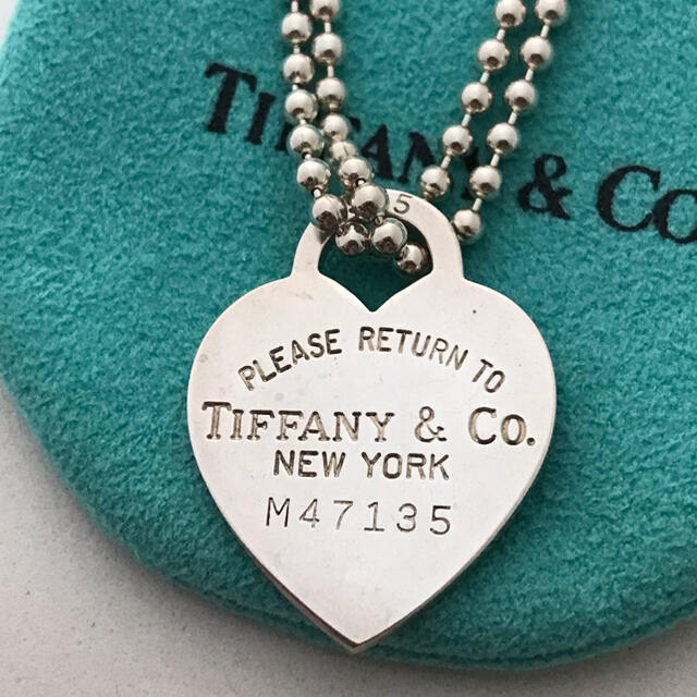 [美品]TIFFANY\u0026Co.リターントゥハートボールチェーン2WAYネックレス