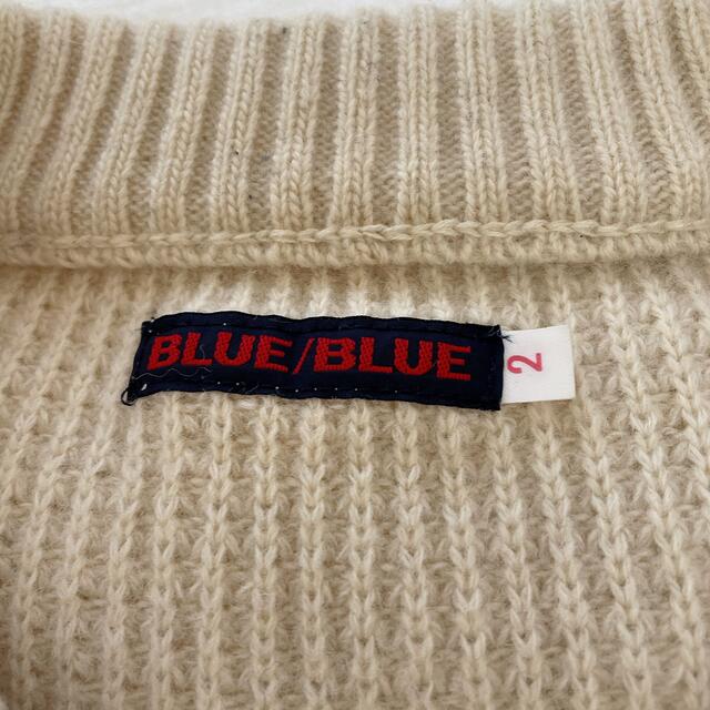 BLUE BLUE(ブルーブルー)のBLUE BLUE ブルーブルー ニット セーター ハリウッドランチマーケット メンズのトップス(ニット/セーター)の商品写真