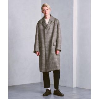 【早い者勝ち】17aw AURALEE オーラリー　グレンチェックコート