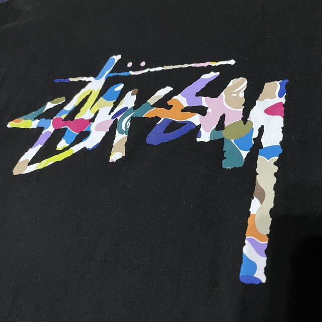 【希少】BAPE®×STUSSY 30周年記念 Tシャツ Lサイズ ABCカモ