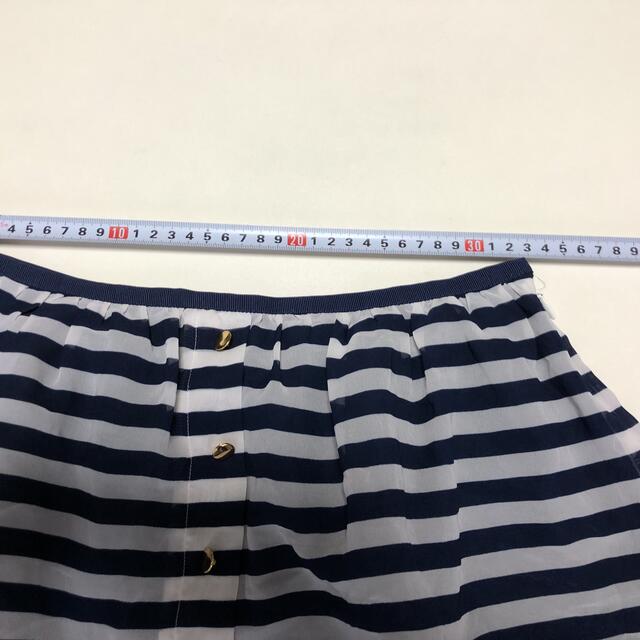ABAHOUSE(アバハウス)のスカート　36  ネイビー　ホワイト レディースのスカート(ミニスカート)の商品写真
