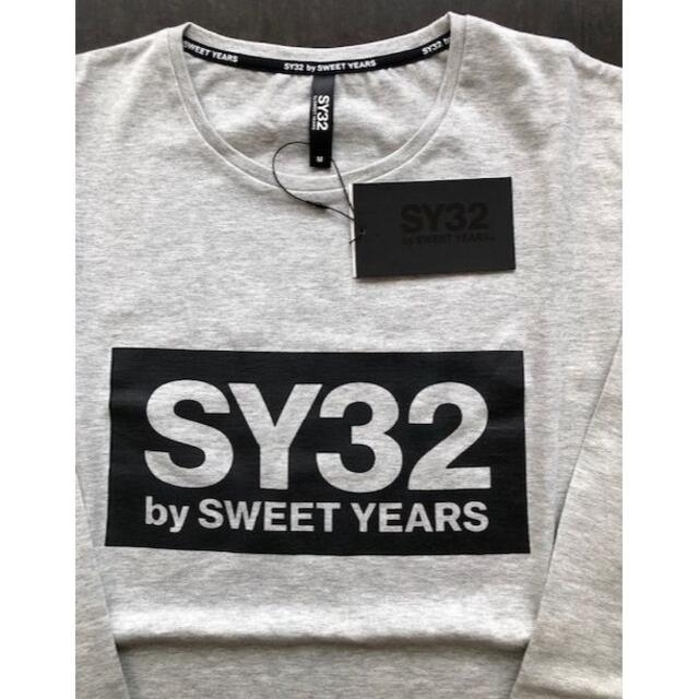 SWEET YEARS(スウィートイヤーズ)の新品 未使用 正規 エスワイサーティートゥSY32 ロゴ長袖シャツ グレー M メンズのトップス(Tシャツ/カットソー(七分/長袖))の商品写真