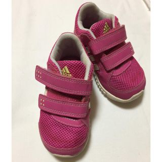 アディダス(adidas)のadidas スニーカー ピンク 13cm キッズ ベビー(スニーカー)