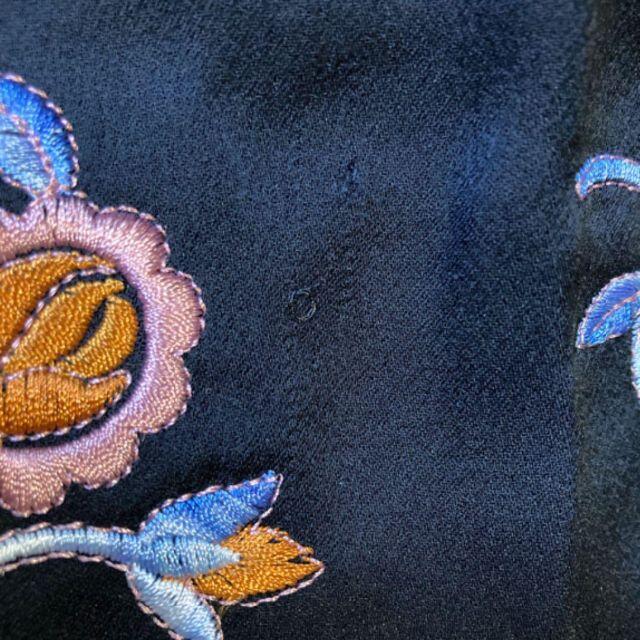 JILLSTUART(ジルスチュアート)のジルスチュアート JILL STUART 膝上丈 花柄刺繍 タックフレアスカート レディースのスカート(ミニスカート)の商品写真