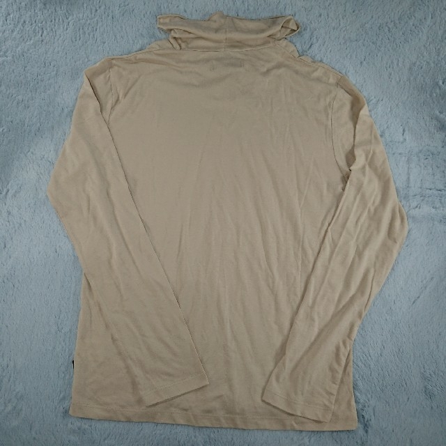 MORGAN HOMME(モルガンオム)のモルガンオム 薄手 タートルネック T ベージュ LL MORGAN メンズのトップス(Tシャツ/カットソー(七分/長袖))の商品写真