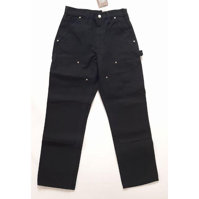 USA製 カーハート Carhartt B01 W34L32 ダブルニー BLK - ペインターパンツ