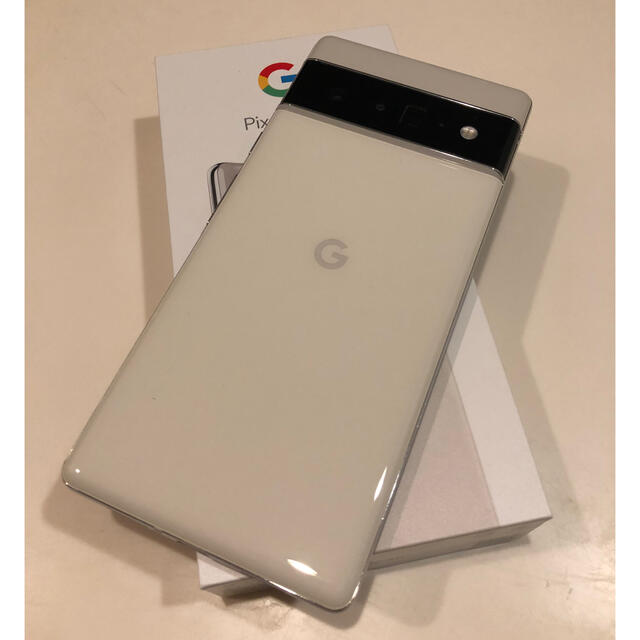 Google(グーグル)のGoogle Pixel 6 Pro Cloudy White 128GB スマホ/家電/カメラのスマートフォン/携帯電話(スマートフォン本体)の商品写真