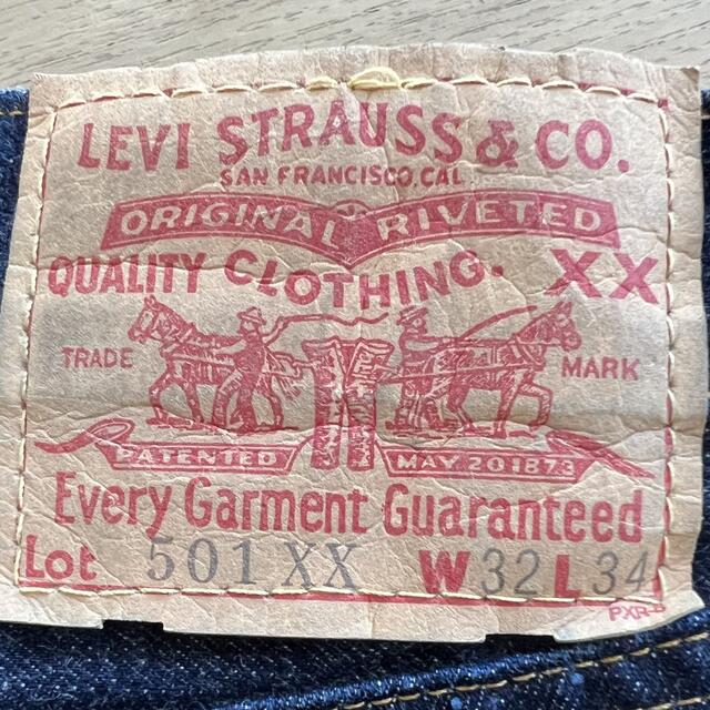 Levi's(リーバイス)の【真紺】Levi'sリーバイス501XX  バレンシア復刻 サイズW32L34 メンズのパンツ(デニム/ジーンズ)の商品写真