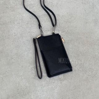 トゥデイフル(TODAYFUL)のマルチ ミニ ポシェット 無地  斜め掛け ウォレット ショルダーバッグ PU(ショルダーバッグ)