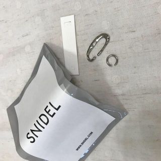 スナイデル(SNIDEL)のsnidel イヤーカフ シルバー(イヤーカフ)