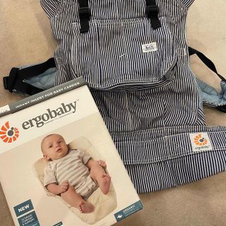 エルゴベビー(Ergobaby)のエルゴベビー　デニム　インファント付き(抱っこひも/おんぶひも)