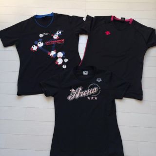 デサント(DESCENTE)のスポーツTシャツ三点セット(Tシャツ(半袖/袖なし))