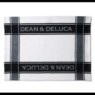 ディーンアンドデルーカ(DEAN & DELUCA)の☆新品未使用☆DEAN & DELUCA　ティータオル　ブラック(収納/キッチン雑貨)