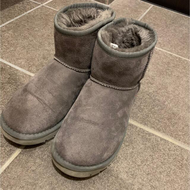 UGG アグ ムートンブーツ US7 ブラックカラー