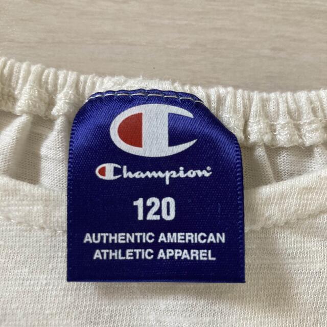 Champion(チャンピオン)のチャンピオンTシャツ☆120 キッズ/ベビー/マタニティのキッズ服男の子用(90cm~)(Tシャツ/カットソー)の商品写真