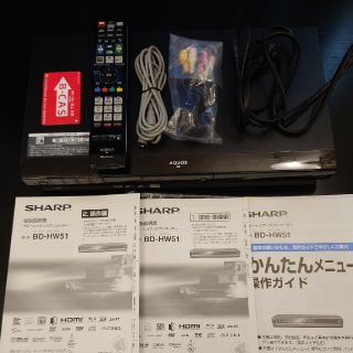 シャープ(SHARP)のSHARP AQUOS ブルーレイ BD-HW51(ブルーレイレコーダー)