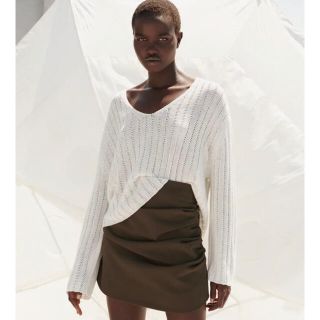 ザラ(ZARA)のリネンブレンドニットセーター　ZARA(ニット/セーター)