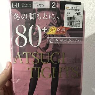 アツギ(Atsugi)のアツギ　ATSUGI  80デニール　黒タイツ(タイツ/ストッキング)