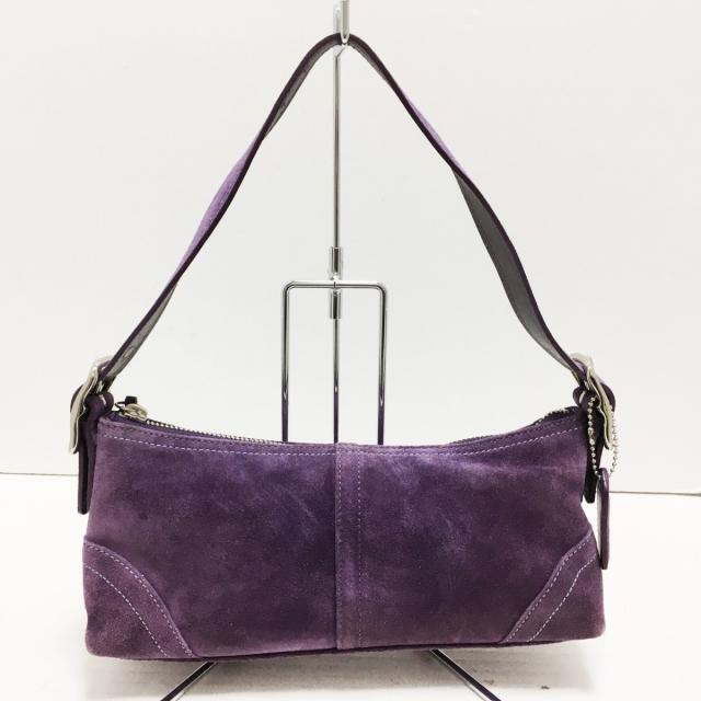 COACH - コーチ ハンドバッグ - 8A73 パープルの通販 by ブラン COACH - コーチ ハンドバッグ - 8A73 パープルの通販 by ブラン