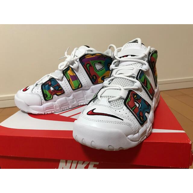 NIKE(ナイキ)の新品☆ ナイキ AIR MORE UPTEMPO エアモアアップテンポ GS レディースの靴/シューズ(スニーカー)の商品写真