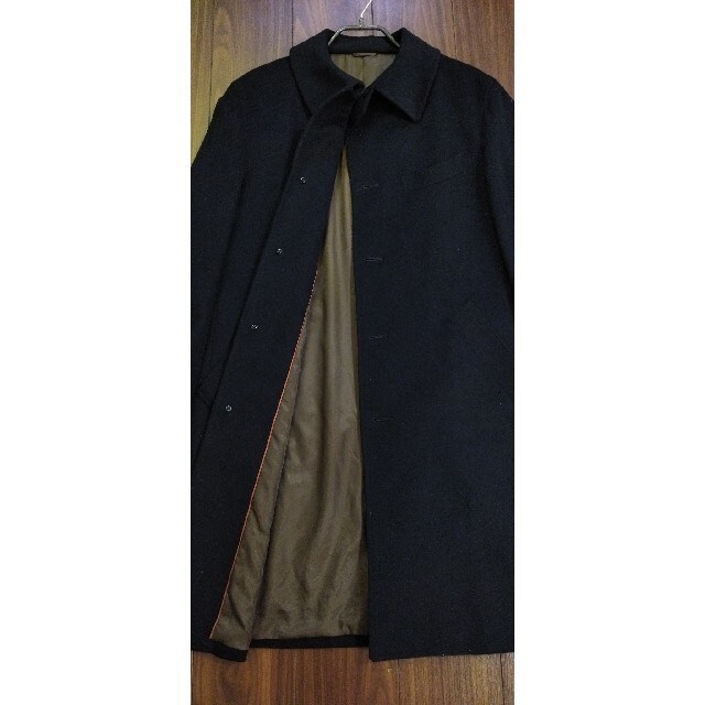 洋服の青山×gainer カシミヤ混 メンズ ステンカラーコート LL メンズのジャケット/アウター(ステンカラーコート)の商品写真