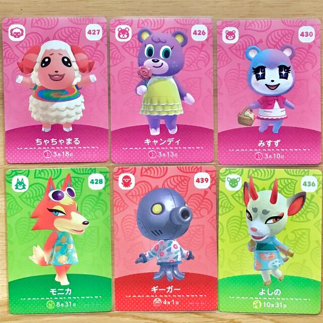 amiibo 第5段 どうぶつの森 人気キャラセット