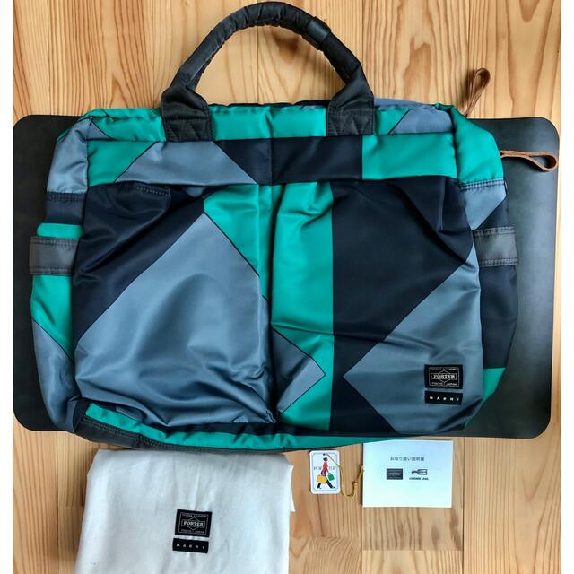 PORTER(ポーター)のPORTER×MARNI/吉田カバン マルニ 正規店購入 ビジネスバッグ 保存袋 メンズのバッグ(ビジネスバッグ)の商品写真