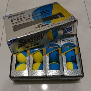 スリクソン(Srixon)のスリクソン ゴルフボール Q-STAR DIVIDE 青×黄 1ダース 新品(その他)