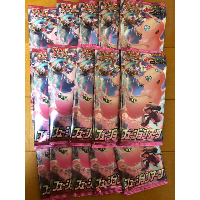 ポケモン(ポケモン)のポケモンカード　フュージョンアーツ 15パック エンタメ/ホビーのトレーディングカード(Box/デッキ/パック)の商品写真
