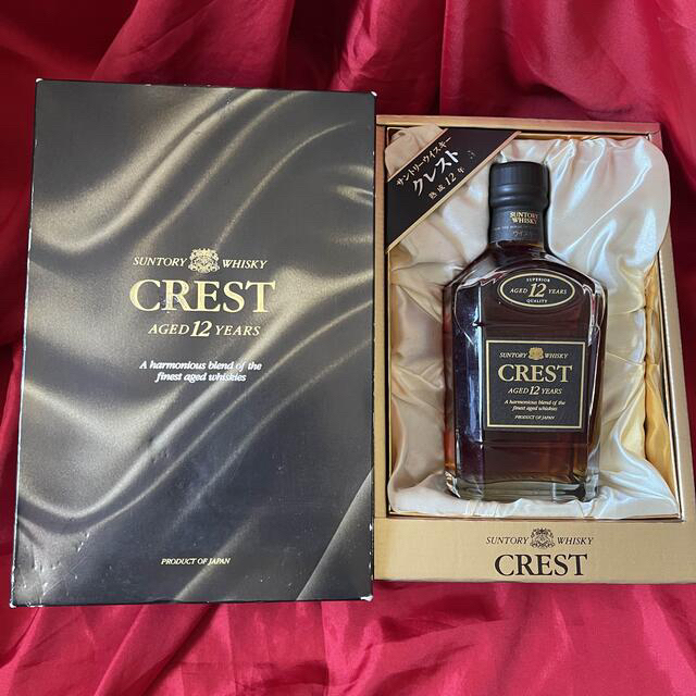 未開栓 古酒 サントリー ウイスキー クレスト CREST 熟成12年 箱付