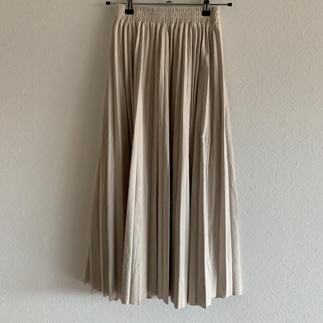 fifth(フィフス)のfifth アイボリー　プリーツスカート　Mサイズ　フィフス　カジュアル レディースのスカート(ロングスカート)の商品写真