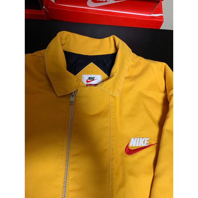 セール安い Supreme Supreme Nike Zip Quilted Work Jacketの通販 by 引っ越しに伴う衣類大整理｜シュプリームならラクマ - 新品 特価再入荷