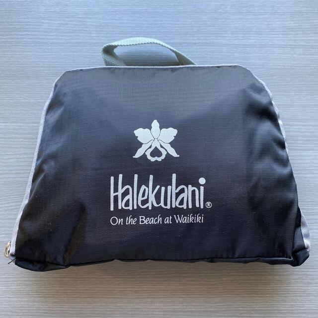 【新品】ハレクラニ ハワイ 限定 バックパック 折り畳み可能 エコリュック 黒