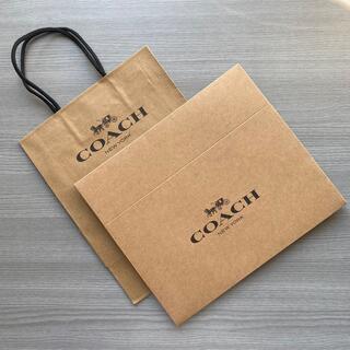 コーチ(COACH)の【新品 大1】COACH コーチ ショップ袋 BOX 長財布等用 ギフトボックス(ショップ袋)