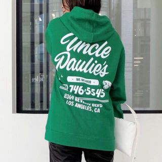 アパルトモンドゥーズィエムクラス(L'Appartement DEUXIEME CLASSE)のアパルトモン UNCLE PAULIE’S  HOODED SWATSHIRT(パーカー)