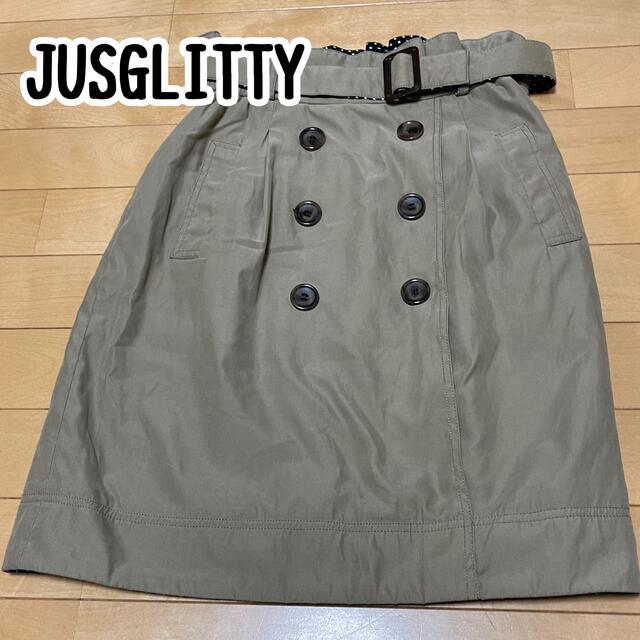 JUSGLITTY(ジャスグリッティー)のjusglitty スカート レディースのスカート(ロングスカート)の商品写真