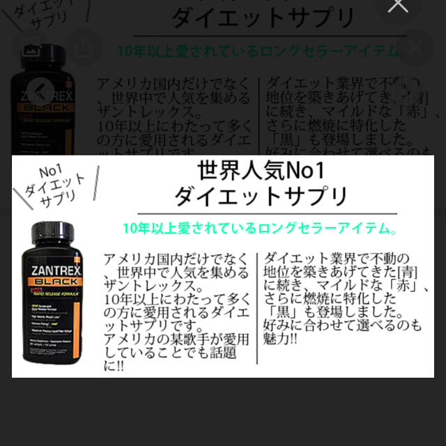ザントレックス 黒 2個セット