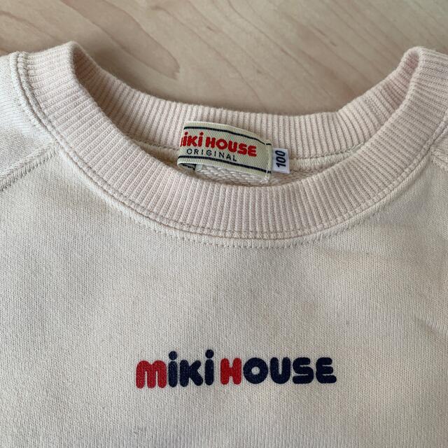 mikihouse(ミキハウス)のMIKIHOUSEのトレーナー キッズ/ベビー/マタニティのキッズ服男の子用(90cm~)(Tシャツ/カットソー)の商品写真