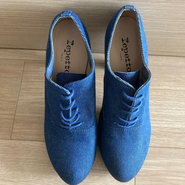 repetto(レペット)の【中古】repetto ブーティ デニム 37 レペット レディースの靴/シューズ(ブーティ)の商品写真