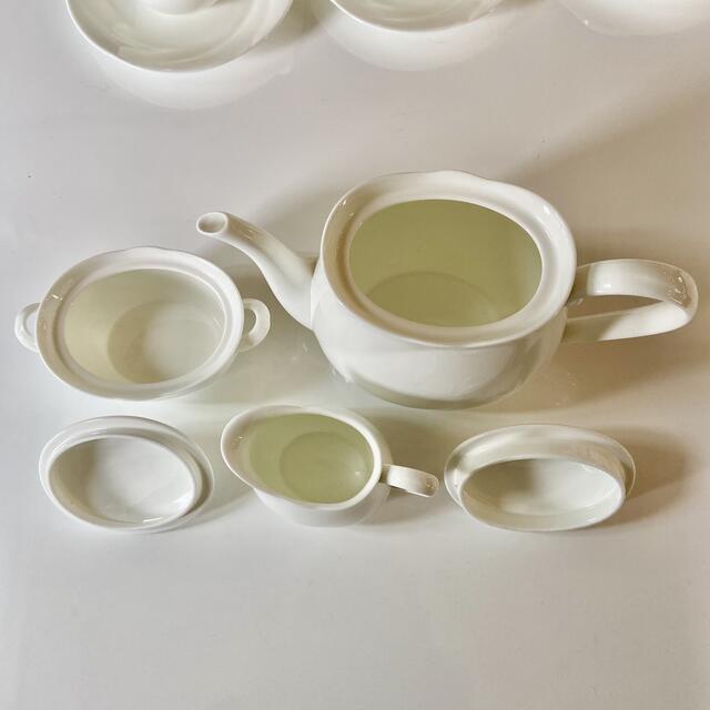 Noritake(ノリタケ)の超美品☆９点 カップ＆ソーサ ティーポット シュガーポット ミルクピッチャー インテリア/住まい/日用品のキッチン/食器(グラス/カップ)の商品写真