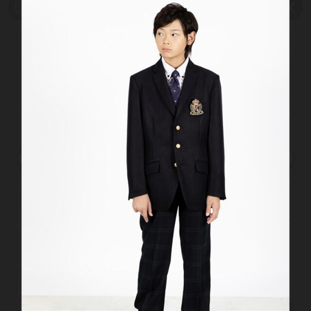 卒業式 小学生男子 ベーシックスーツセット 165cm