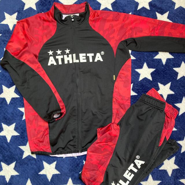 ATHLETA(アスレタ)のサッカー　アスレタ  ジャージ上下　150 スポーツ/アウトドアのサッカー/フットサル(ウェア)の商品写真