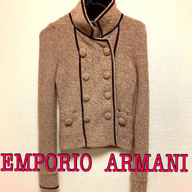 アルマーニニットジャケットコートカーディガン bluke.com.br