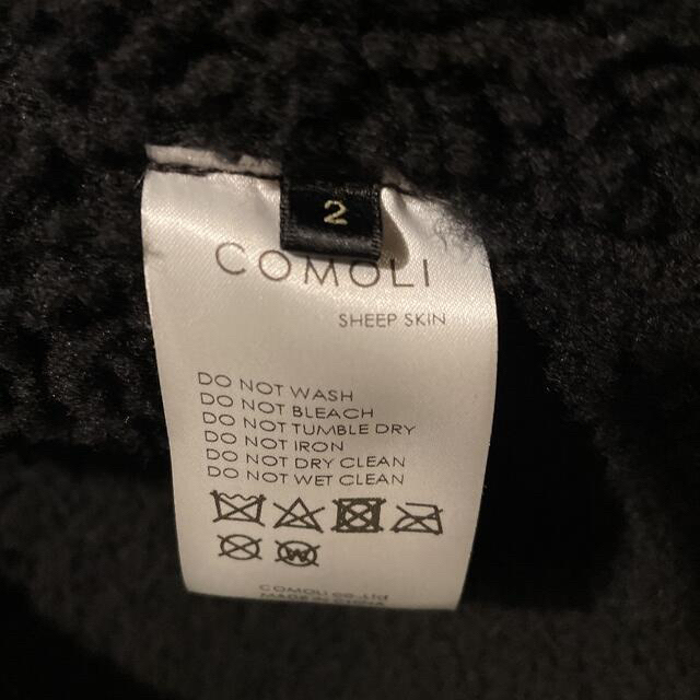 COMOLI(コモリ)の売約済　comoli 18AW シープスキン フライトジャケット size:2 メンズのジャケット/アウター(レザージャケット)の商品写真