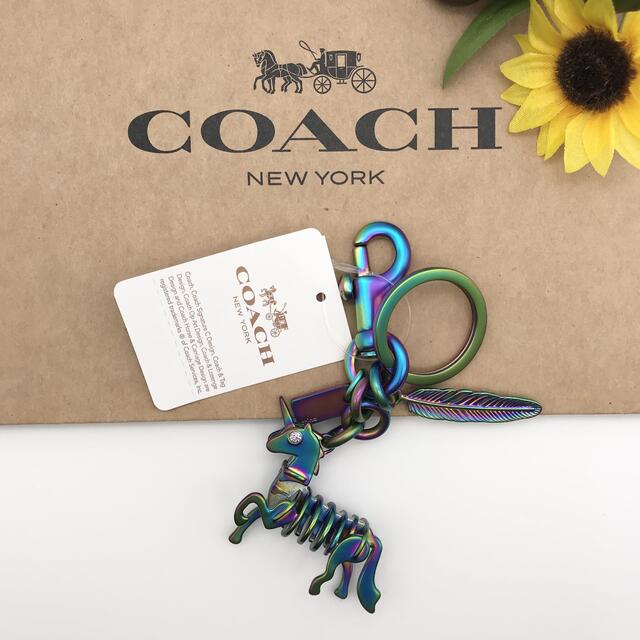 COACH ★大人気★ スケルタル ユニ バッグ チャーム ユニコーン 新品