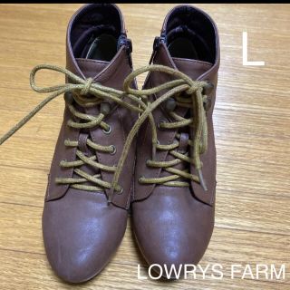 ローリーズファーム(LOWRYS FARM)のLOWRYS FARM ショートブーツ　L(ブーツ)