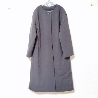 2ページ目 - ミラオーウェン ノーカラー ロングコート(レディース)の ...